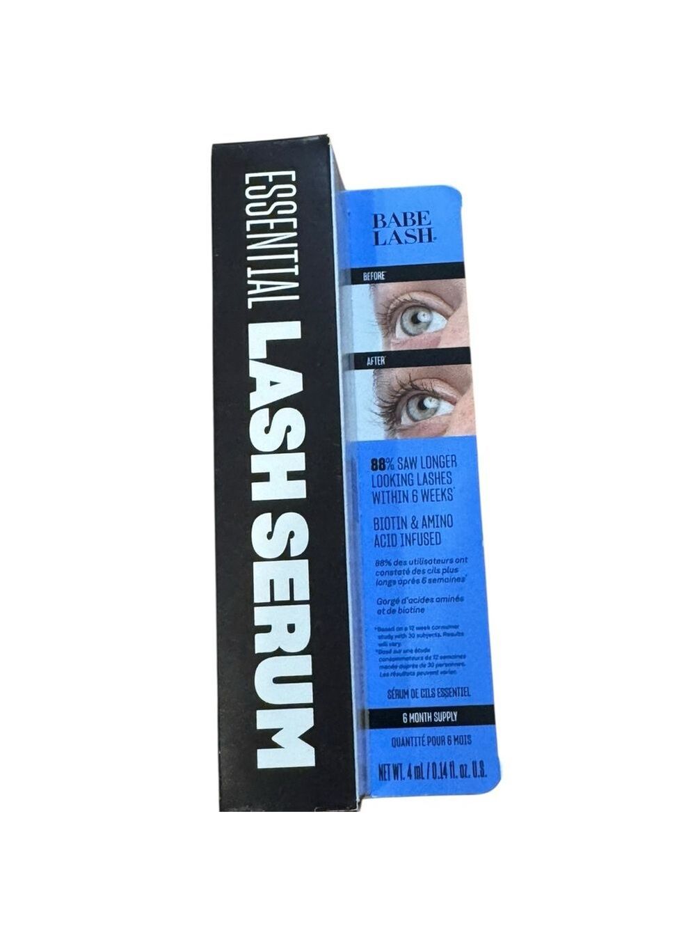 Babe Lash - Essential Lash Serum - 6 MONTH SUPPLY NIB - $89 Retail